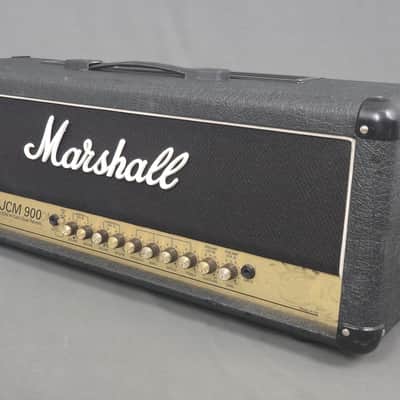 Marshall JCM 900 Model 4100 Hi Gain Dual Reverb 2-Channel 100-Watt Guitar Amp Head Black 1996 image 4