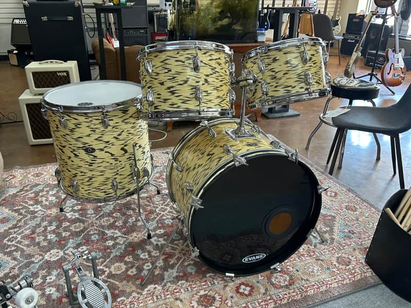 Slingerland 12/13/16/20 1970s - White Tiger Pearl image 1