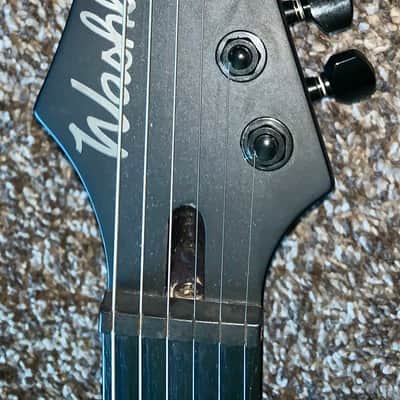 Washburn PX-SOLAR 160c  Black  Matte w/   SG381 MG-T & EMG-HZ Electric guitar tkl gigbag  (Ola Englund) image 2