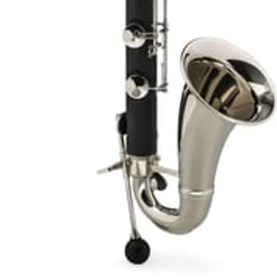 Backun Alpha Bass Clarinet with Backpack Case - Low C Nickel-plated Keys image 2