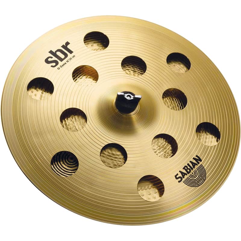 Sabian 16" SBr O-Zone / Chinese Stack Cymbals (Pair) image 1