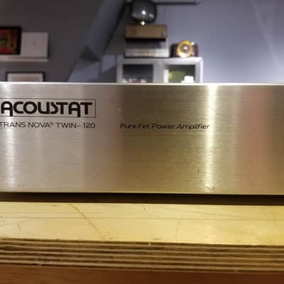 Acoustat Trans Nova Twin-120 Pure FET Amplifier - Cleaned & Tested image 2