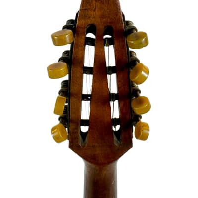 "Stentor" Art Nouveau Banjo-Mandolin with Lion-Decorated Tension Hoop, 1920s image 12