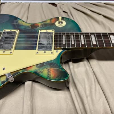 Carols Universal Music Custom Skull Singlecut Electric Guitar image 5