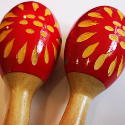 Stagg High Quality 6.3" Pair Of Wooden Maracas image 4