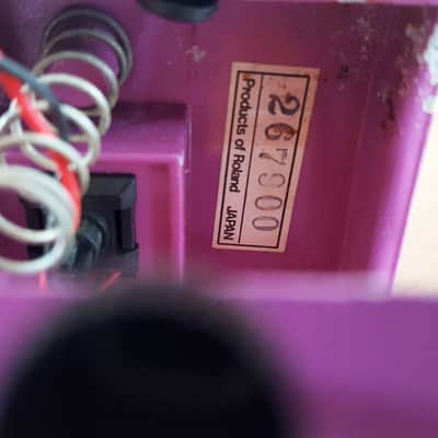 Boss BF-2 Flanger (Black Label) 1983 Vintage MIJ - Purple image 9