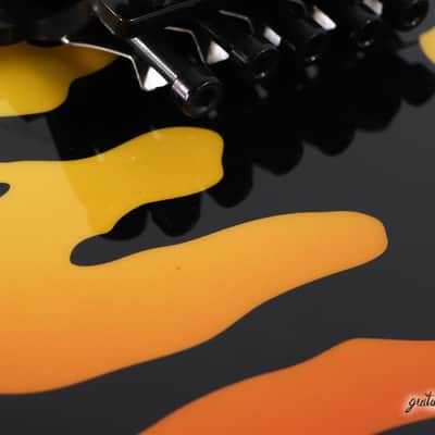 Kramer Pacer Vintage Reissue Floyd Rose Guitar - Orange Burst w/ Tiger Stripe image 4