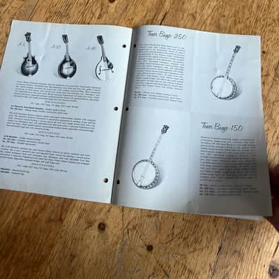 1958 Gibson Acoustics Catalog Brochure Rare J-50 J-45 LG L Vintage Case Candy image 8