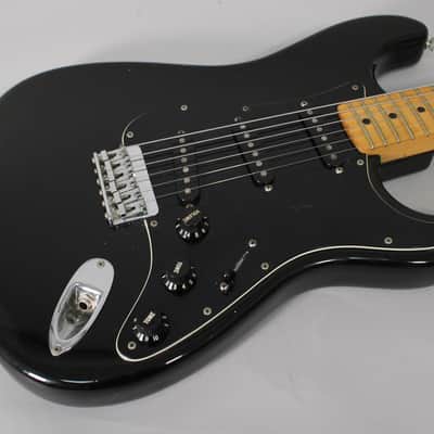 1979 Fender Hardtail Stratocaster Black w/OHSC image 10