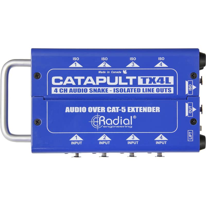 Radial Catapult TX4L CAT-5 Audio Snake image 1