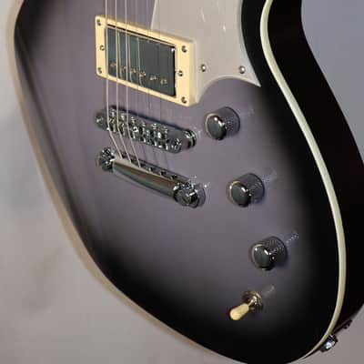 Reverend Sensei H90 Periwinkle Burst Set-Neck Electric Guitar with Two Tone Teardrop Case used image 7