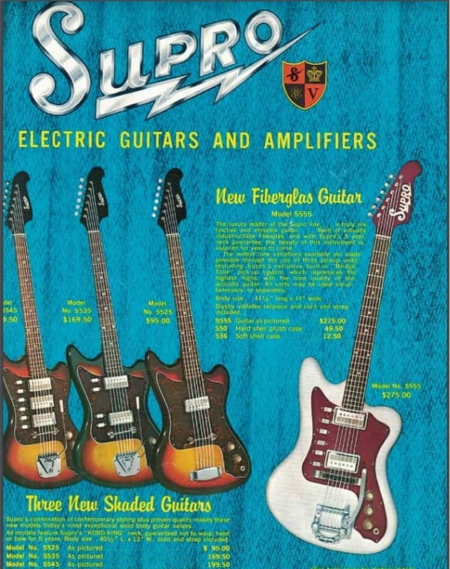 Supro Lexington Mid 60's Sunburst image 1