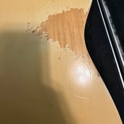 1970 - 1975 Blonde Fender Telecaster with Maple Fretboard and Hardshell Case image 7