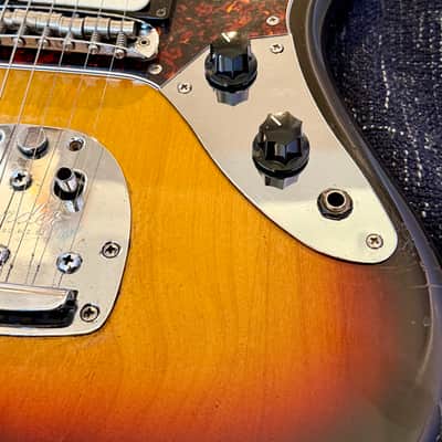 2002 Fender Jaguar HH CIJ Sunburst - Rare "Modern Vintage" Kurt Cobain Tribute w/ DiMarzio Super Distortions image 3