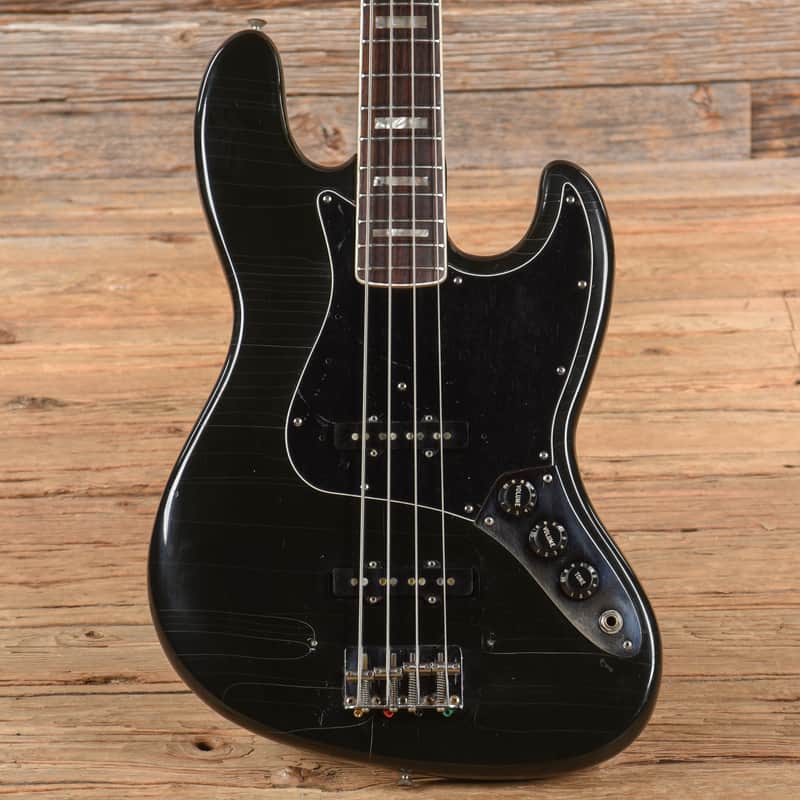 Fender Jazz Bass Black 1977 image 1