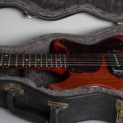 Gibson Les Paul Junior Solid Body Electric Guitar (1960), ser. #011761, black tolex hard shell case. image 14