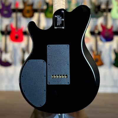 Ernie Ball Music Man Axis 25th Anniversary - Trans Red Burst - Quilt Maple Top image 2