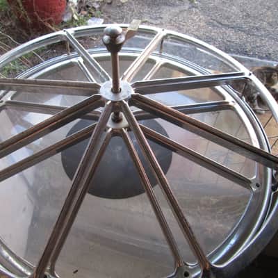 Remo Rototom rare 16 & 18" 2pc Set vinage tom drums tunable percussion w/mounts & stand image 5