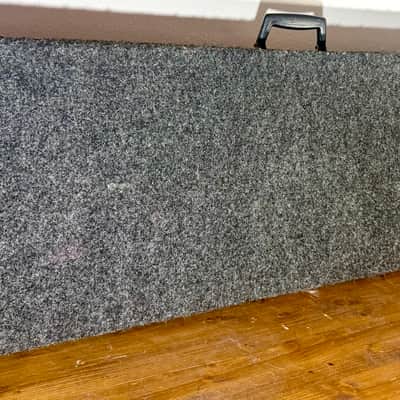 Roland Vintage Flight Road Case for DJ Synth Keyboard 1980’s Grey Carpeted Solid Wood image 7