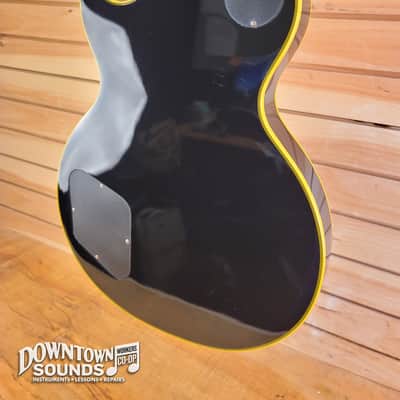 2020 Epiphone Joe Bonamassa Black Beauty Les Paul Custom with Epiphone Hard Case - Black Beauty, CoA, 8lbs 14oz image 8