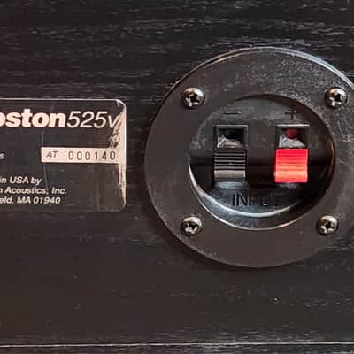 Boston Acoustics Boston Acoustics 525v vintage 2-way center channel speaker 90s - Black image 6