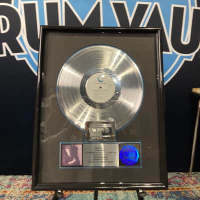 Stan Lunch Don Henley, RIAA, Building the Perfect Beast, Platinum Record (#1) image 1