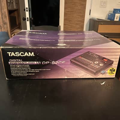 TASCAM DP-02CF Digital Portastudio 8-Track Recorder 2010s - Black image 1