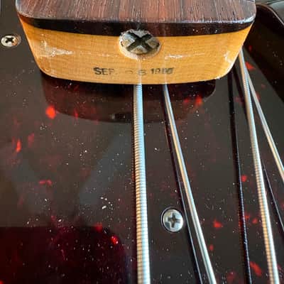 Fender American Vintage '62 Jazz Bass 1990 -tone Sunburst image 9