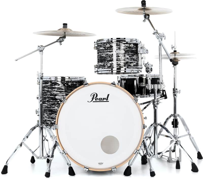 Pearl Music City Custom Reference One 3-piece Shell Pack - Black Oyster Glitter image 1