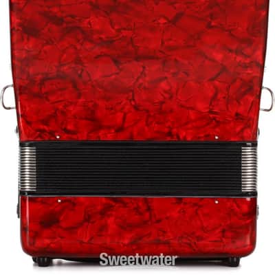 Hohner Hohnica 1303 12 Bass Piano Accordion - Pearl Red (1303-REDd1) image 3