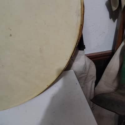 Unbranded 26" Calfskin Bass Drum Head 1940's/50's image 2