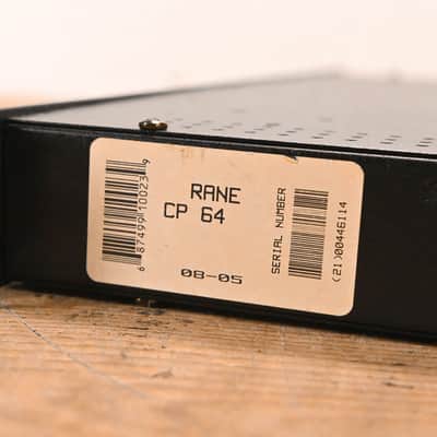 Rane CP64 Dual Zone Audio Distribution and Paging Preamp CG01ULT image 6