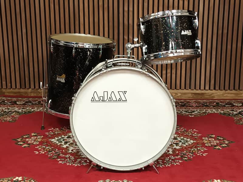 Ajax 1950s/60s Shell Pack in Mardi Gras – 20″,12″ & 16″ image 1