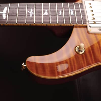PRS RARE Private Stock [One of The Very 1st 594s | 1 of Only 26 From The First Run!] Guitar Of The Month "February" McCarty 594 in Vintage McCarty Smoked Burst w/Bronze Aluminium Two-Piece Bridge, Flame Mahogany Neck and MOP with Paua Outline Bird Inlays image 22