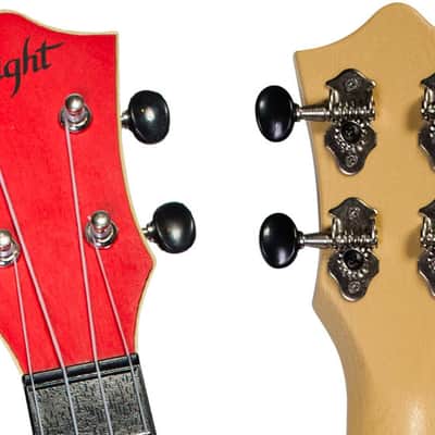 Flight TUS35 Red Travel Soprano Ukulele New - plastic and a laminate linden top - red image 8
