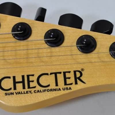 Schecter CET Koa Natural Gloss USA Custom Shop Electric Guitar image 10