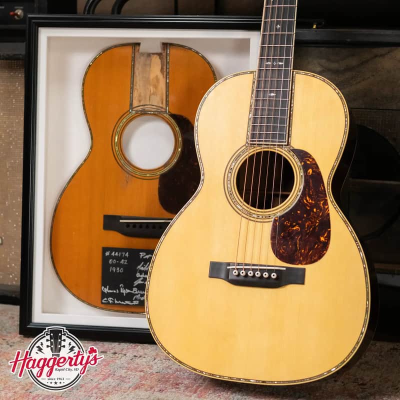 Martin Conversion 1930 00-42 Brazilian Rosewood Acoustic Guitar with Hardshell Case image 1