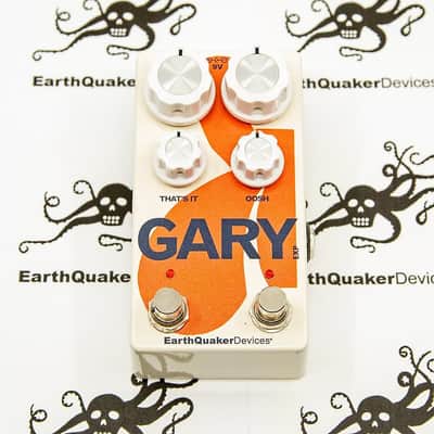 EarthQuaker Devices Gary Modulated Fuzz and Natural Overdrive 2024 - Present - Cream / Orange image 7