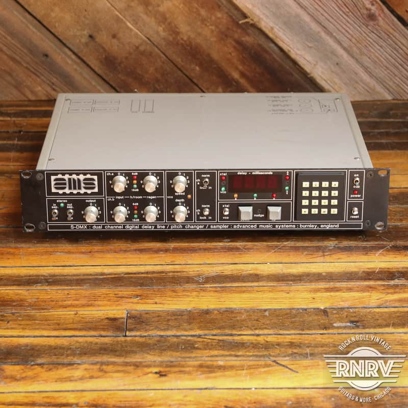 AMS Model DMX 15-80 S Computer Controlled Stereo Digital Delay 1970s - Black image 1