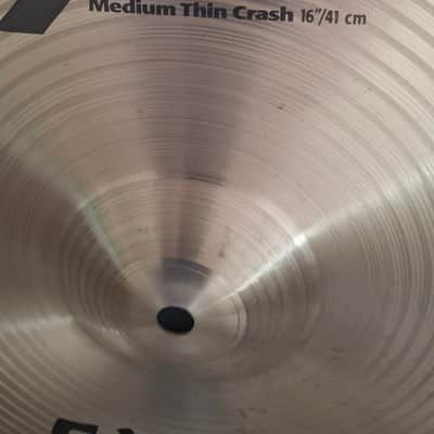 Sabian 16" XS20 Medium Thin Crash Cymbal 2003 - 2015 - Natural image 4
