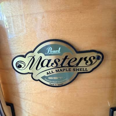 Pearl Masters MCM-1465S/C102 One ply maple snare 2015 - Natural maple image 10
