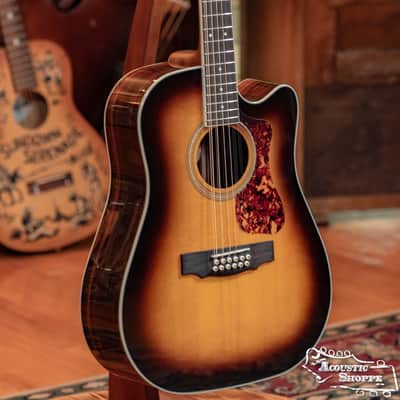 Guild D-2612CE 12 String Deluxe Antique Sunburst Finish w/ Fishman Pickup #8496 image 2