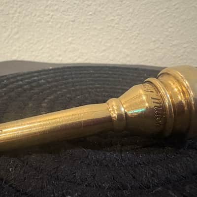 Vintage Rudy Muck Cushion Rim Gold Plated 15S Trumpet Mouthpiece image 7