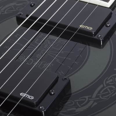 Schecter Warhammer NT Norse Dragon Bullseye - Metallic Green (4581) image 7