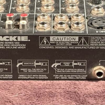 Mackie Micro Series 1202 |12-Channel Mic / Line Mixer 1997 - 2002 - Dark Gray image 7
