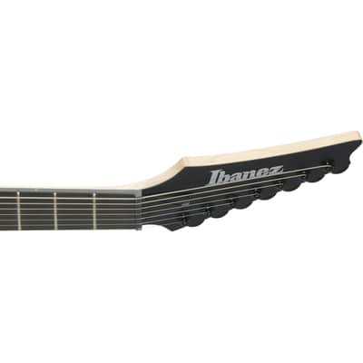 Ibanez RGIXL7 Iron Label 7-String Guitar w/ Dimarzio Pickups - Black Flat image 8