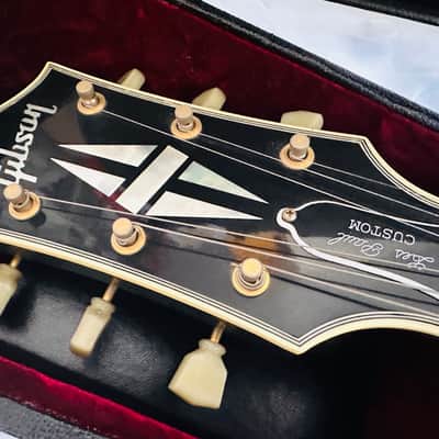 Gibson Custom Shop 1957 Les Paul Custom Reissue R7 – Jimmy Page - Upgrades – 2011/2012 - “Black Beauty” VOS Aged Hardware image 4