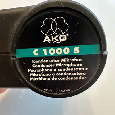 AKG C1000 S Small Diaphragm Multipattern Condenser Microphone 2000s image 5