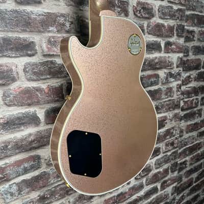 GIBSON LES PAUL CUSTOM ROSE GOLD SPARKLE image 8