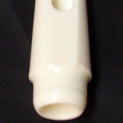 Penzel Mueller "ARTIST" #3 short shank White Alto sax mouthpiece and ligature image 3
